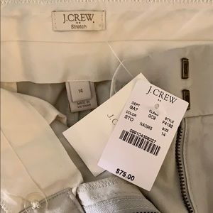 J. Crew Khaki Trouser Pant Size 14 NWT